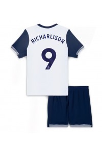 Fotbalové Dres Tottenham Hotspur Richarlison #9 Dětské Domácí Oblečení 2024-25 Krátký Rukáv (+ trenýrky)